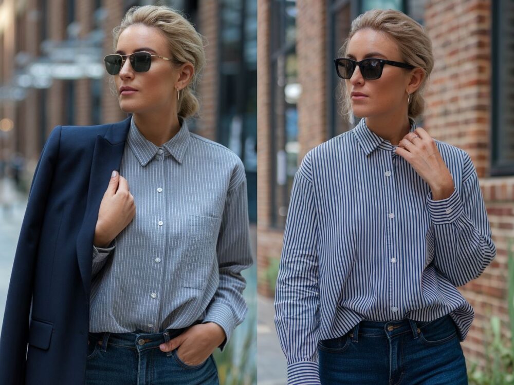 bluzka koszulowa stylizacja