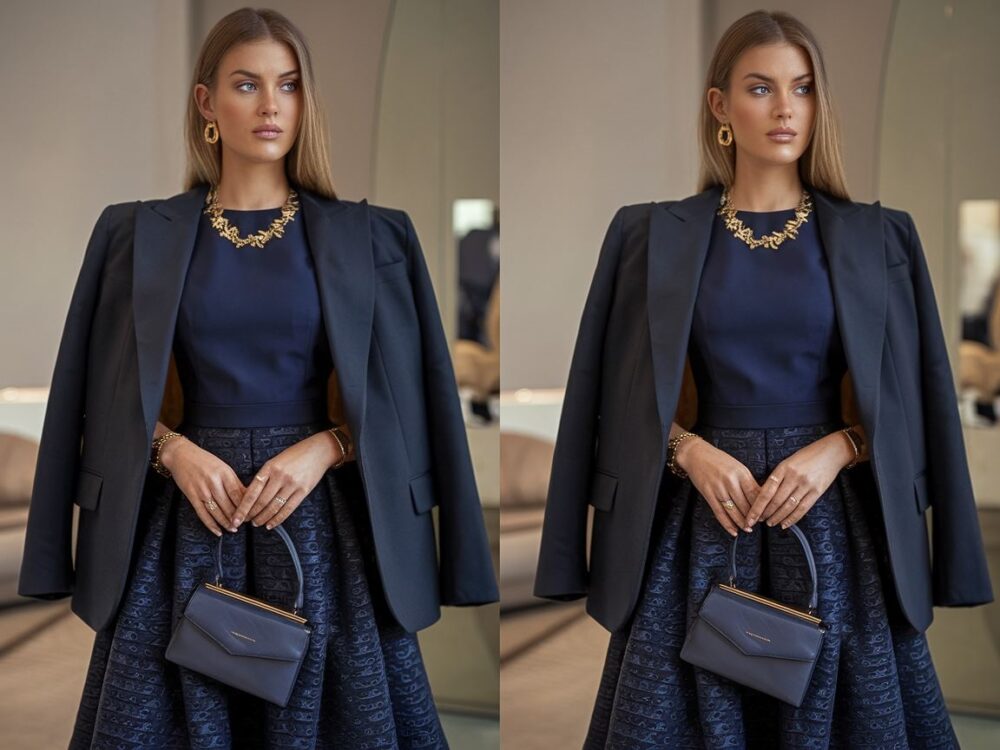 elegancka kobieta w żakiecie