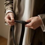 krok po kroku pasek płaszcza