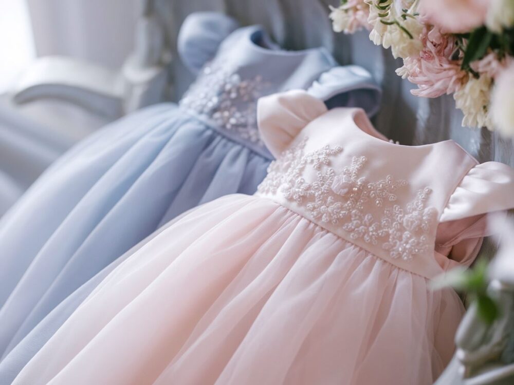 modna kobieta w jasnej sukience