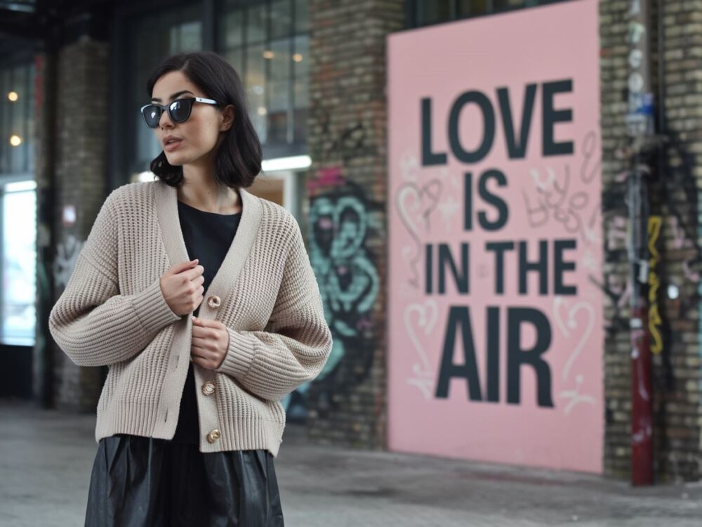 modny kardigan damski