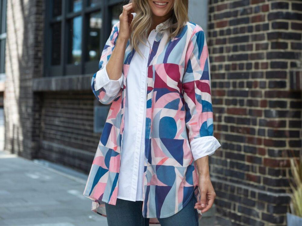 stylizacja tuniki z legginsami