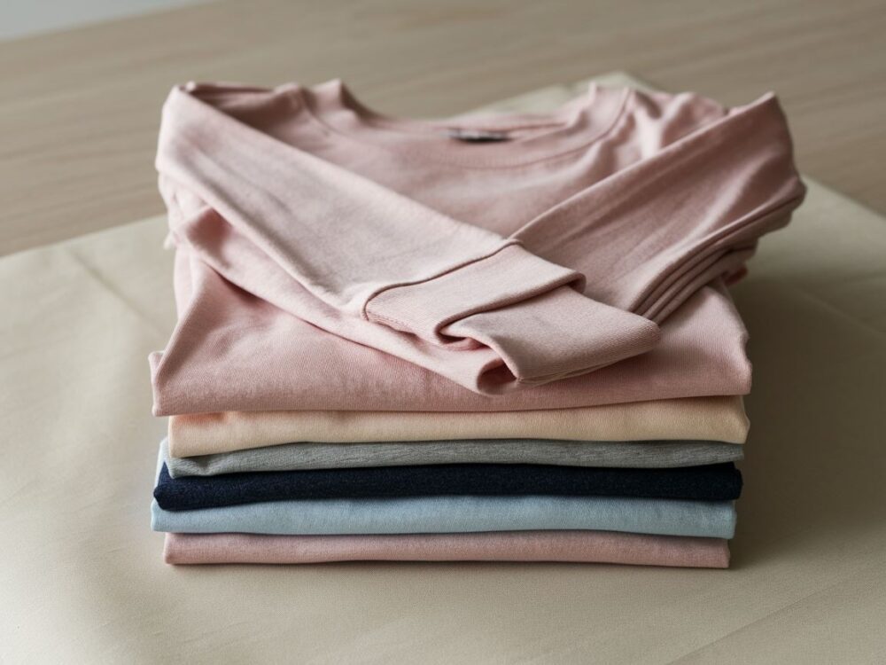 bluzka długi rękaw złożona