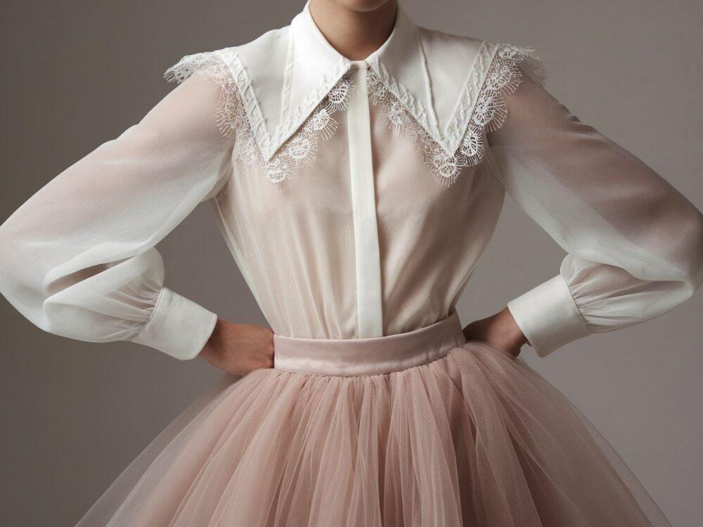 bluzka do tiulowej spódnicy