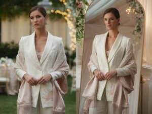 pastel colors wedding attire