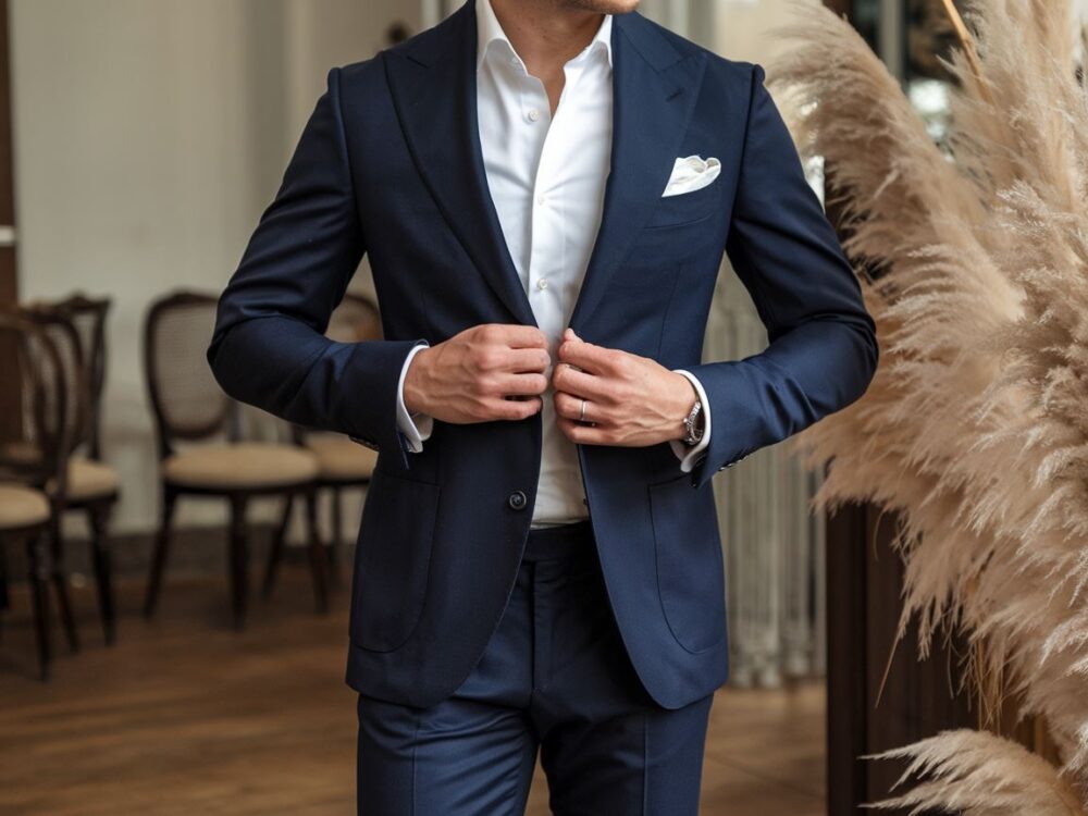 stylizacja na wesele dla mężczyzny