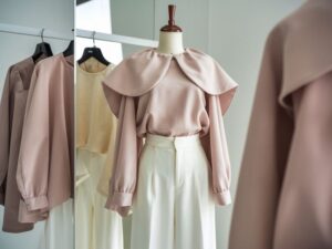 stylizacja z białymi spodniami