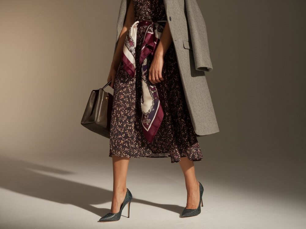 stylizacja z szpilkami